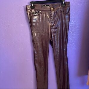 l.e.i Lei energy metallic purple dark lavender vintage y2k pants 90s vntg